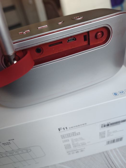 Колонка Boombox Bluetooth FM AUX TF-card портативна блютуз 2х3W