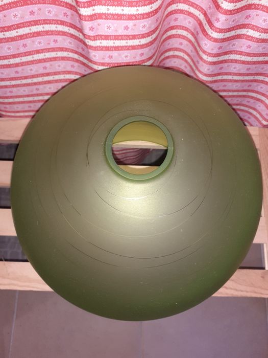 Candeeiro teto verde