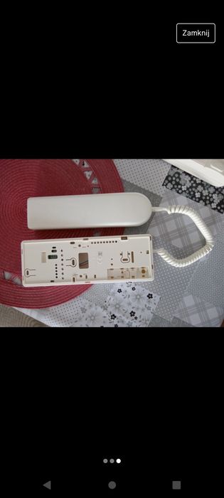 Demofon biały sprawny