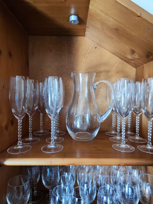 Serviço copos cristal