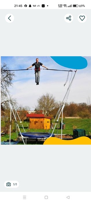 Air Bungee de 01 Cama Elástica.