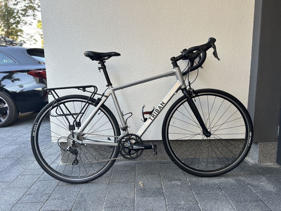 Rower szosowy fitness Triban RC100  M Claris gravel allroad road+