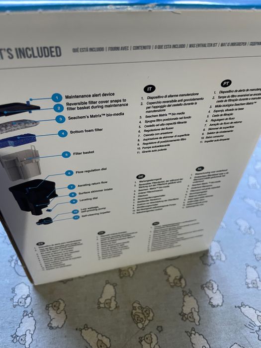 Filtro de cascata para aquário como novo