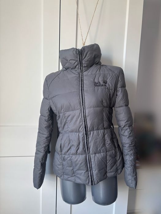 Szara damska kurtka pikowana Jack Wolfskin Rozmiar M