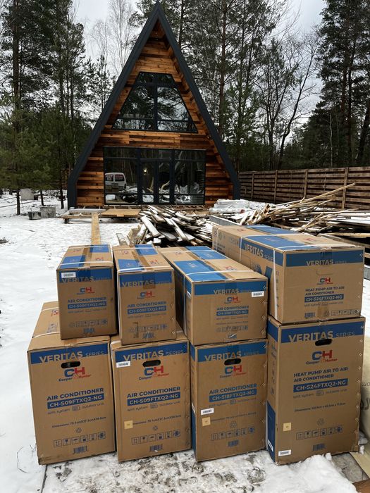 Кондиціонери на тепло та охолодження,канальні,касетні,мульти-спліт