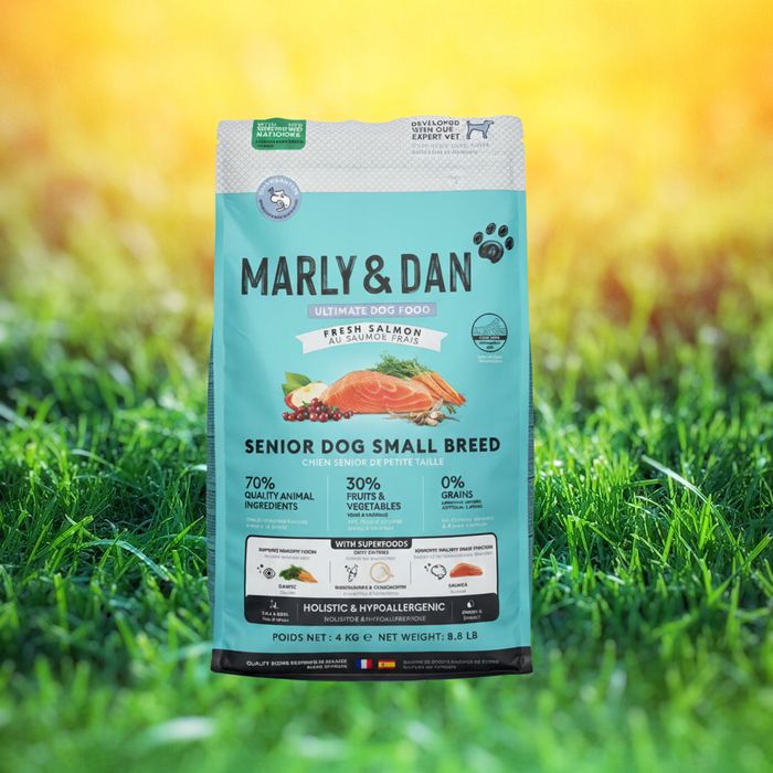 4 Kg Sucha Karma Dla Psa Marly & Dan Łosoś Hipoalergiczna Małe Rasy