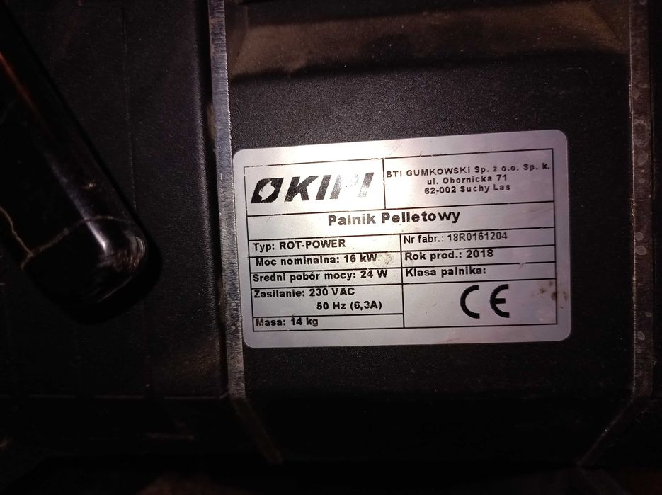 Kotłownia na pellet. KIPI 16 kW.