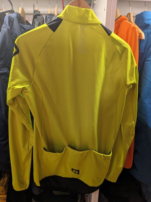 Bluza rowerowa ALE CYCLING R-EV1 Thermal żółty-czarny XXL