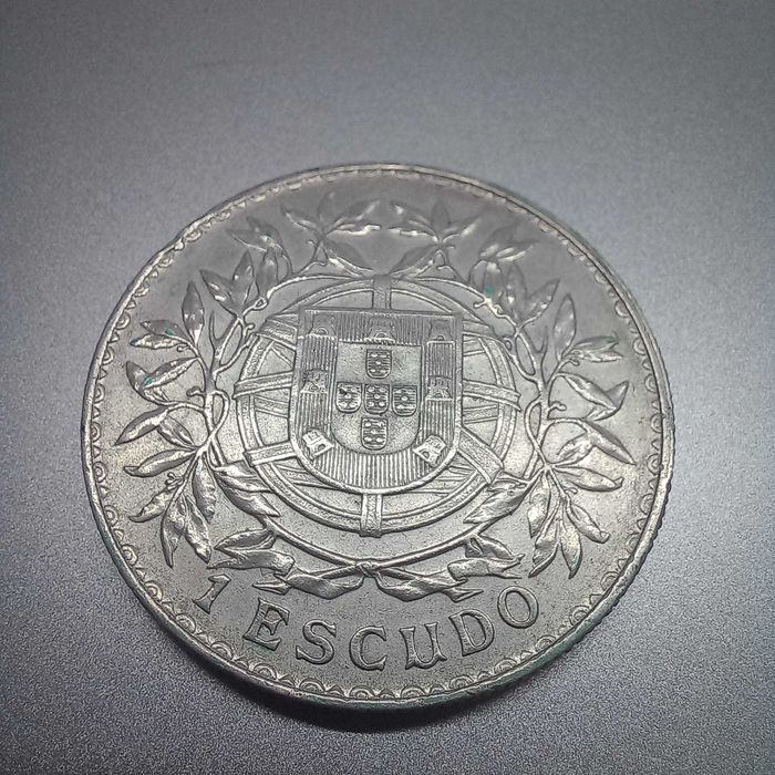 Moeda 1 Escudo 1915 - República Portuguesa - Bela/Soberba
