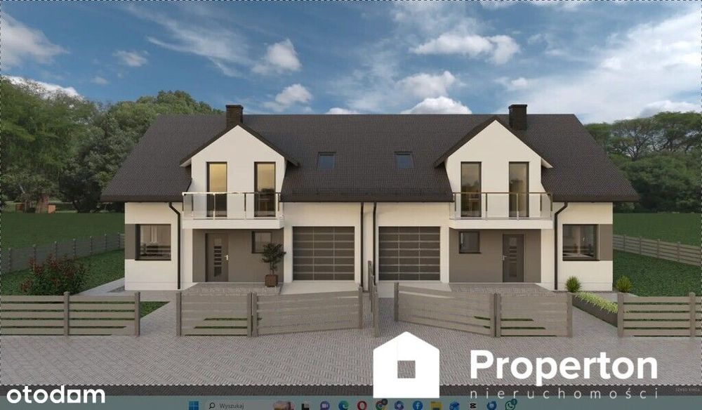 Bliźniak 134 m² | stan deweloperski 2026