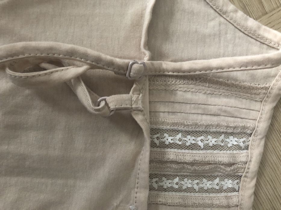 Bluzeczka ramiączka beżowa Oysho r S