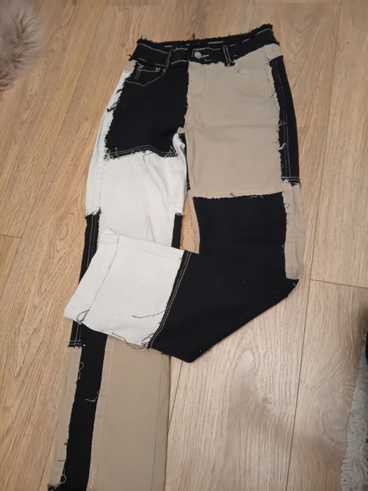 Spodnie baggy 3 kolorowe