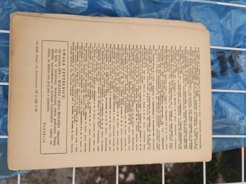 Stare czasopismo mała mozajka niemiecka  1971rok