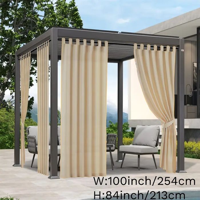 Штори для альтанки.