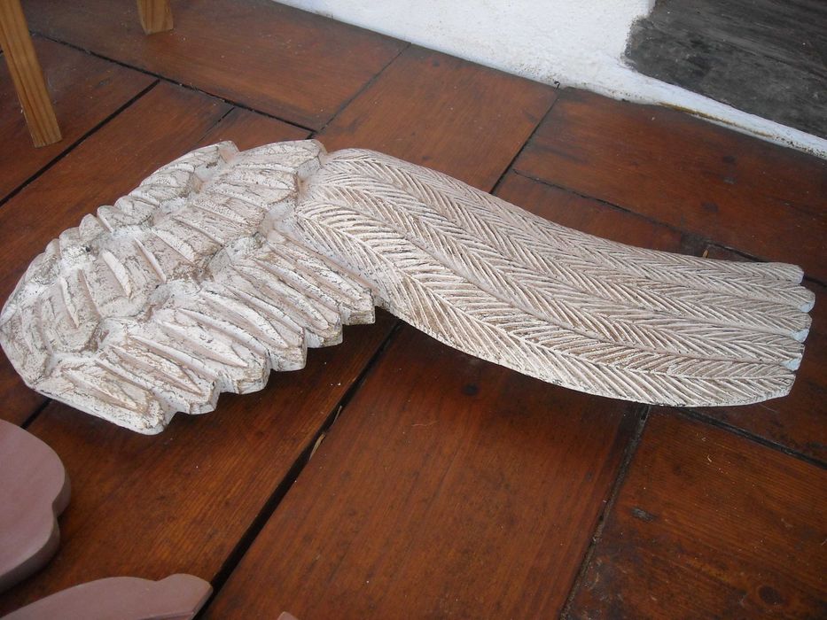 Peças madeira antigas / moldura parede asa ornamento decoraçao talha