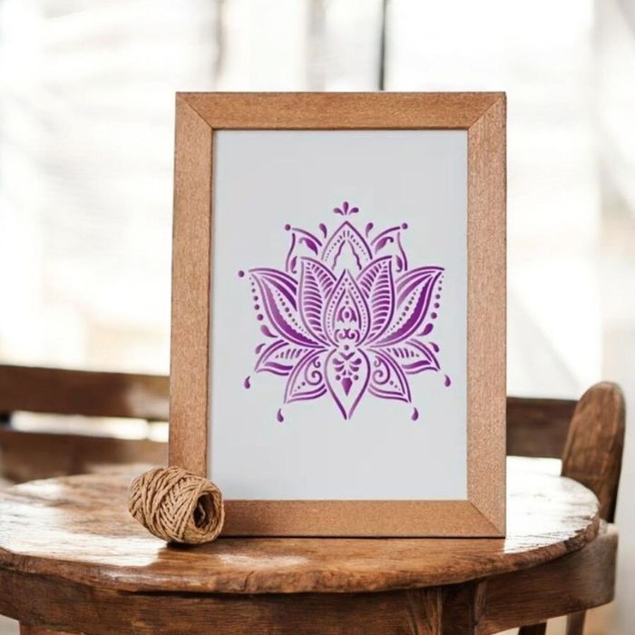 Zestaw 5szt - Szablony Mandala,  malarski, DIY, tynku ozdobnego,