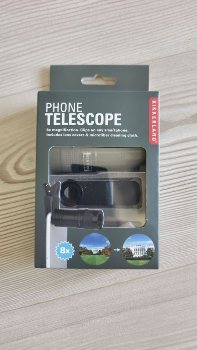Telescópio para Telemóvel Kikkerland 8x