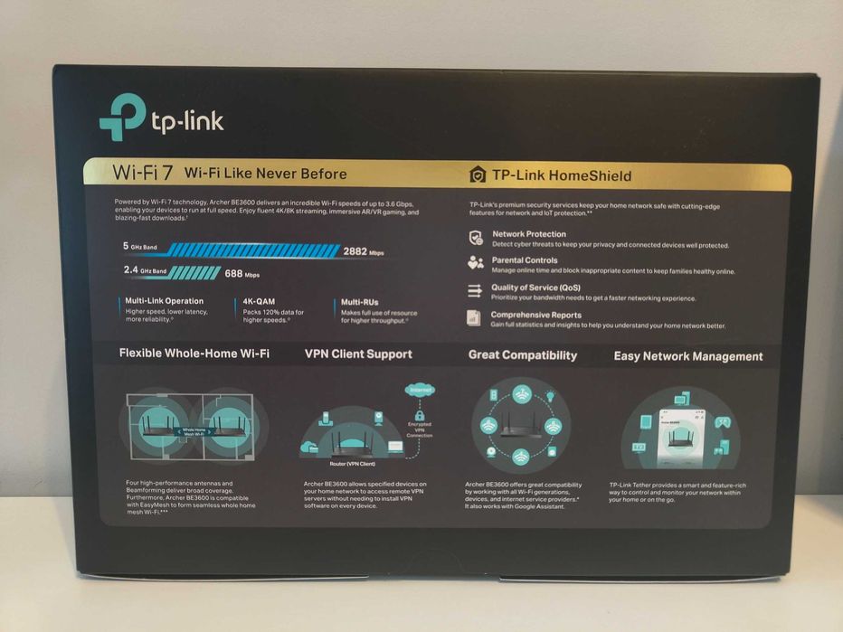 TP-Link Archer BE3600 router gwarancja