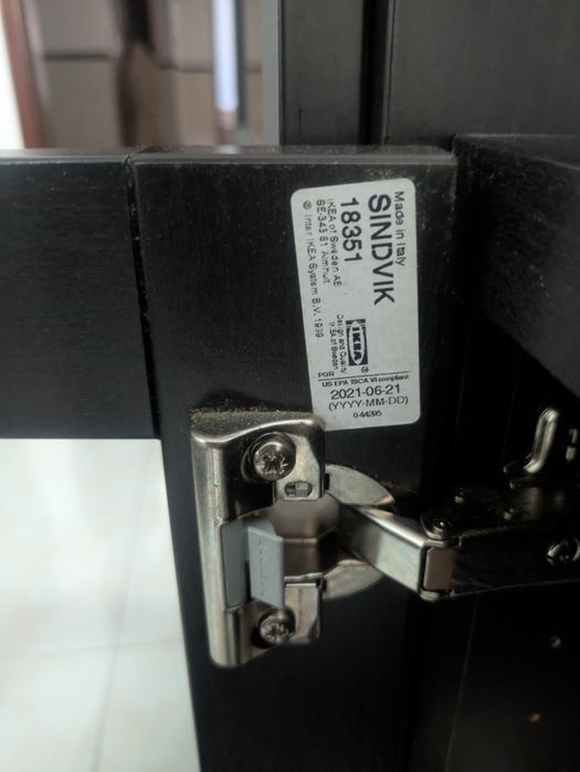 Movel tv preto/castanho Ikea