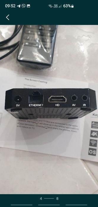 Смарт ТВ приставка smart TV box X96