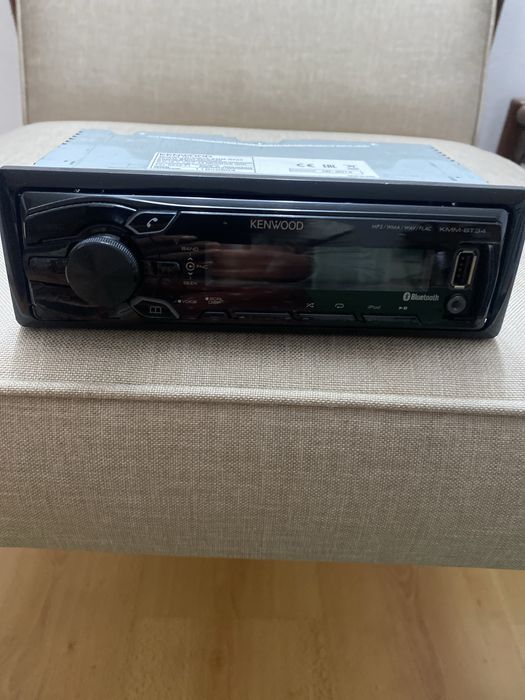 Rádio Kenwood KMM-BT34 – Bluetooth / USB / Excelente estado