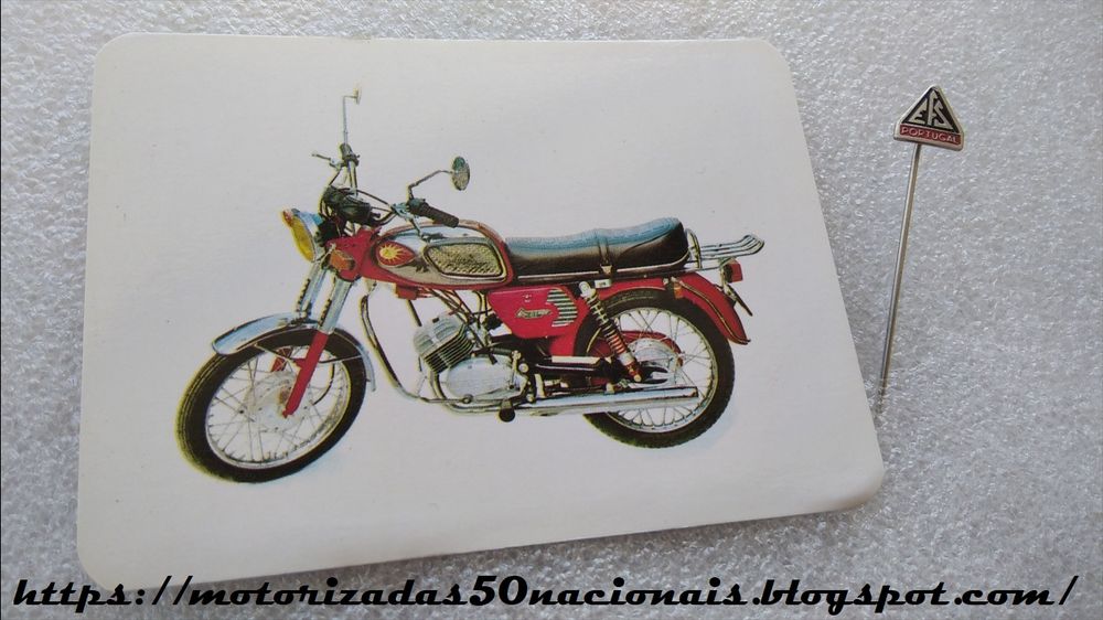 Calendário EFS GT Super de 1986 + Alfinete de Lapela EFS