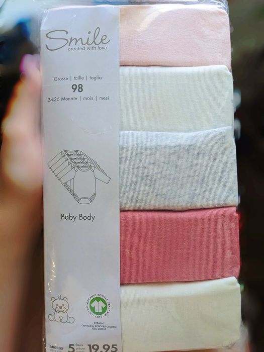 Новые боди на девочку 24-36 месяцев