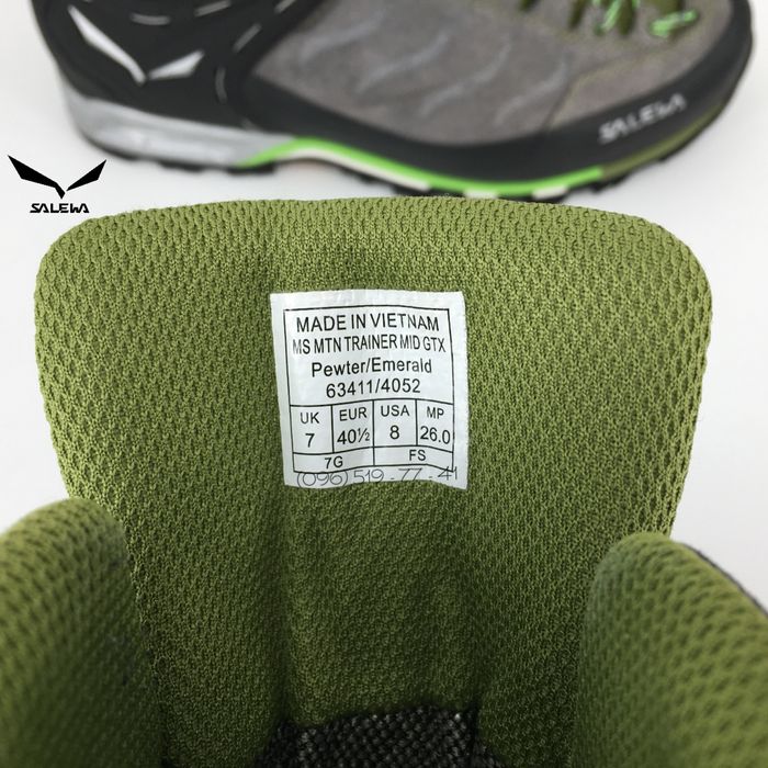 Детские кожаные ботинки Salewa Trainer GTX Gore-Tex 40 1/2 оригинал