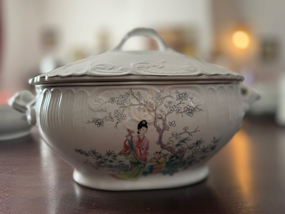 Serviço de Jantar e Chá Vista Alegre padrão Chinoiserie