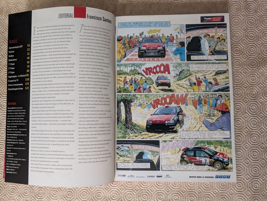 Livro Oficial Rally de Portugal 2001 – Edição Record