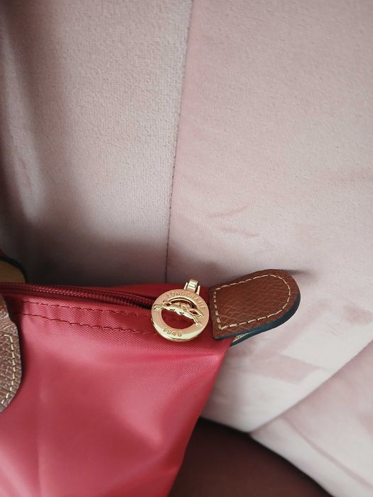 Mala vermelha M longchamp