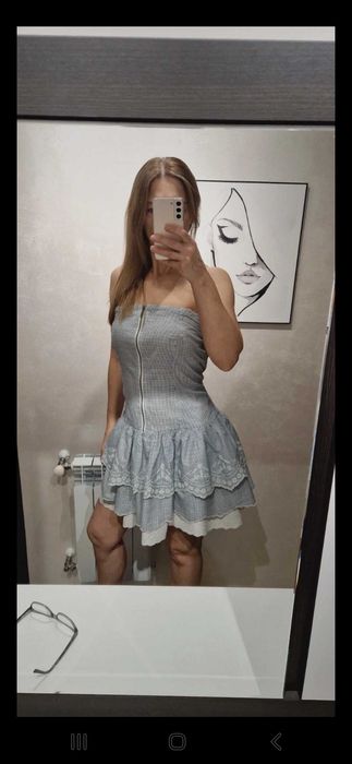 Śliczna bawełniana sukienka rozmiar M/L