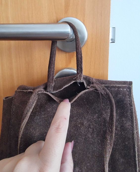 Mochila castanha vintage