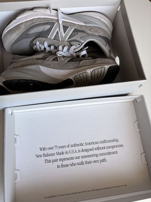New Balance 990v6 Made in USA M990GL6 | Tamanho 43 | Como Novas | Caixa Original