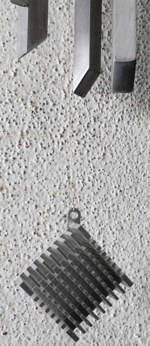 Espanta Espiritos Artesanal Aluminio Som Lindissimo