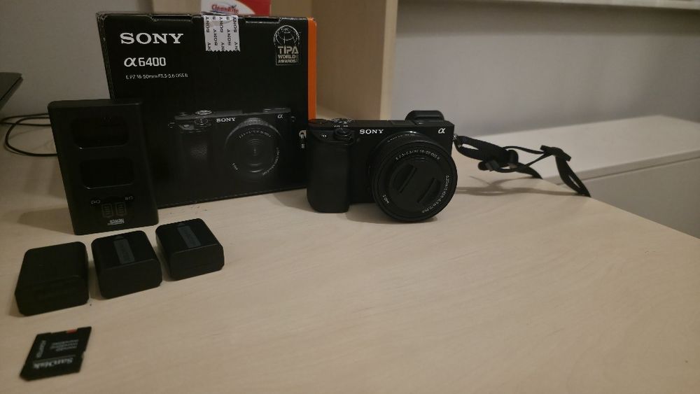 Sony alpha 6400, ! 3383 przebieg!