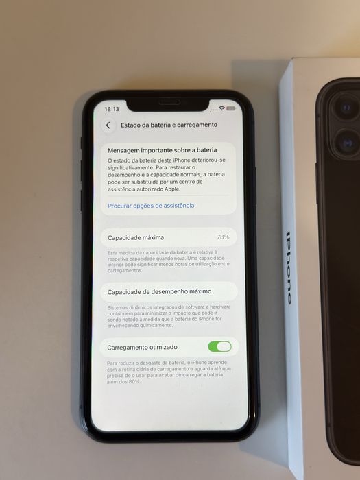 Apple iPhone 11 128GB (Preto) | Bateria 78% Original | Completo na Caixa