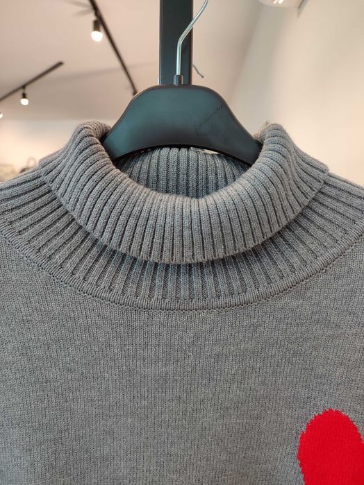 Джемпер AMI PARIS Ami De Coeur Jumper Grey