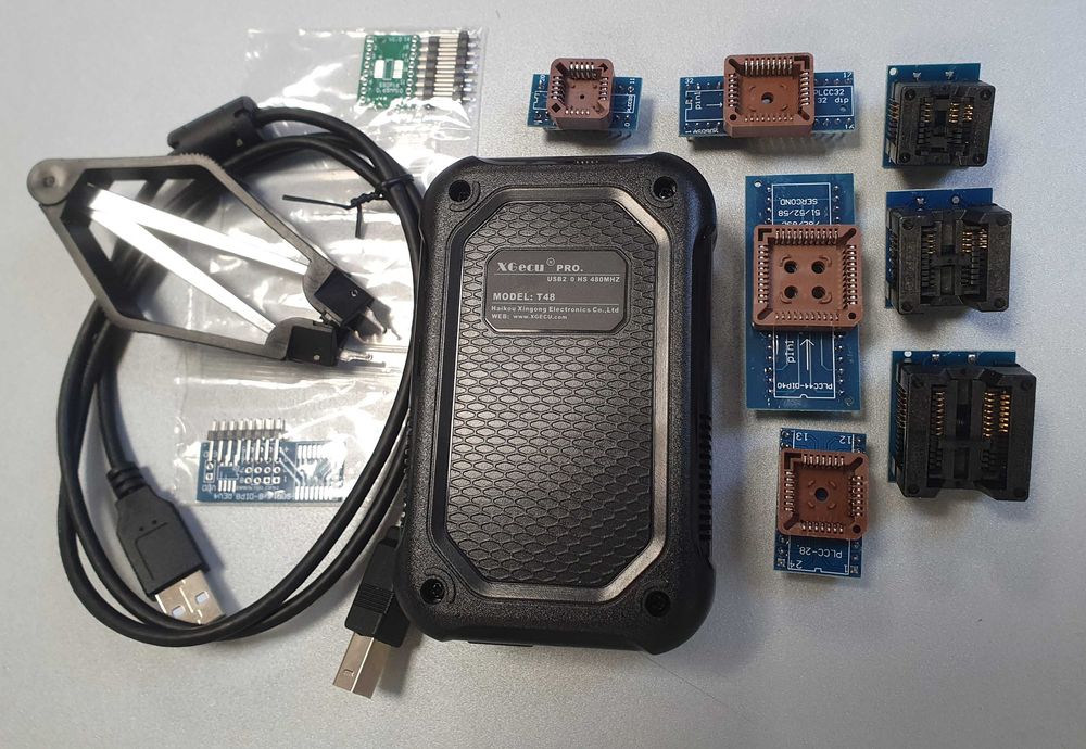 T48 Pro+ TL866 Plus Full Ver. Programador SPI Nor Nand Flash Emmc BGA