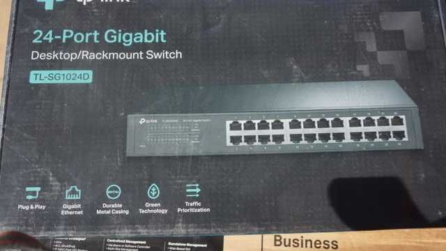 Switch TL-SG1024D TP-LINK 24-portowy nowy
