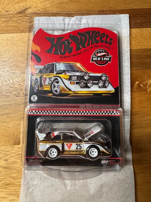 Hot Wheels Red Line Club RLC Exclusive 1985 Audi Sport quattro S1 ...