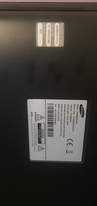 TV Samsung para peças