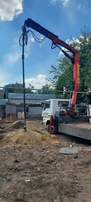 Послуги з буріння паль, бур, ямобур, бурова, геошурупи, гвинтові палі