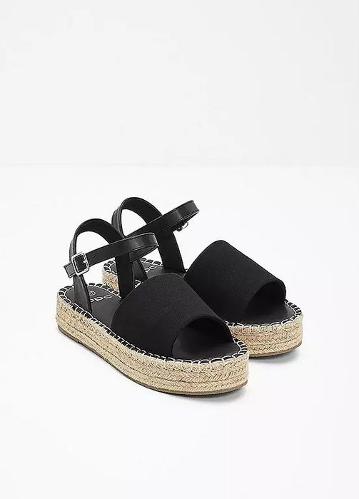 B.P.C sandały espadryle czarne 40.