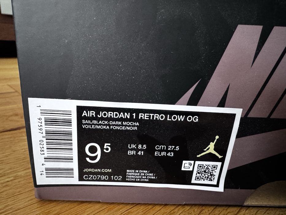 Air Jordan 1 Retro low OG Mocha