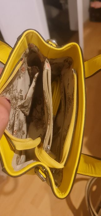 torebka żółta letnia la credi