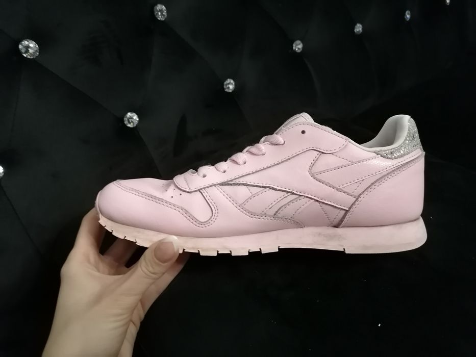 Buty sportowe trampki różowe pudrowy róż 38  reebok