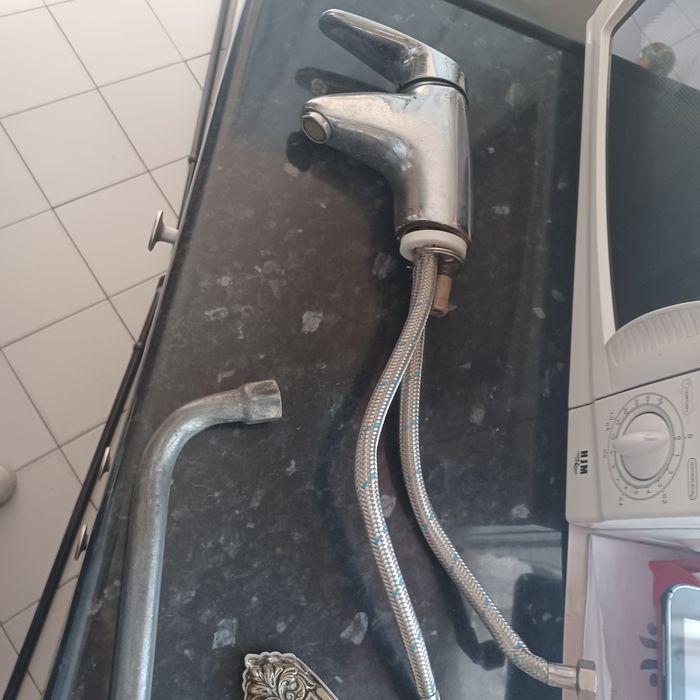 Torneira da roca usada