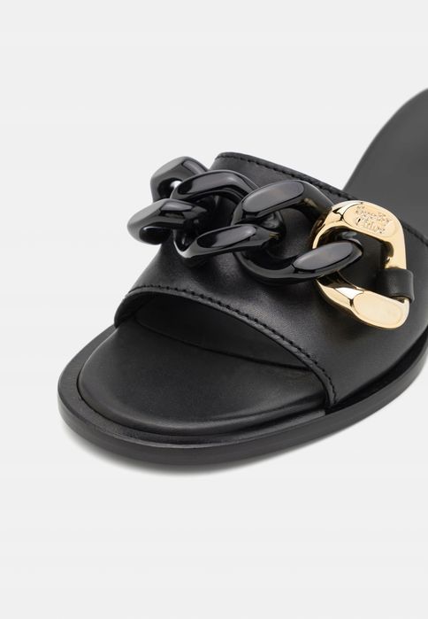 See By Chloe 36 Buty Damskie Klapki Mule Czarne Skórzane Monyca T390