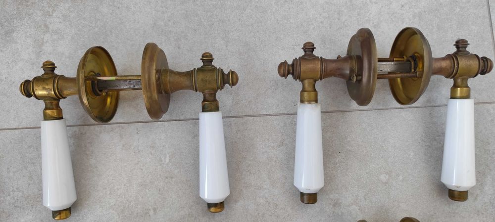 Zestaw 6 Klamek z czasów PRL